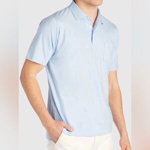 New B. Draddy Light Blue Polo Shirt